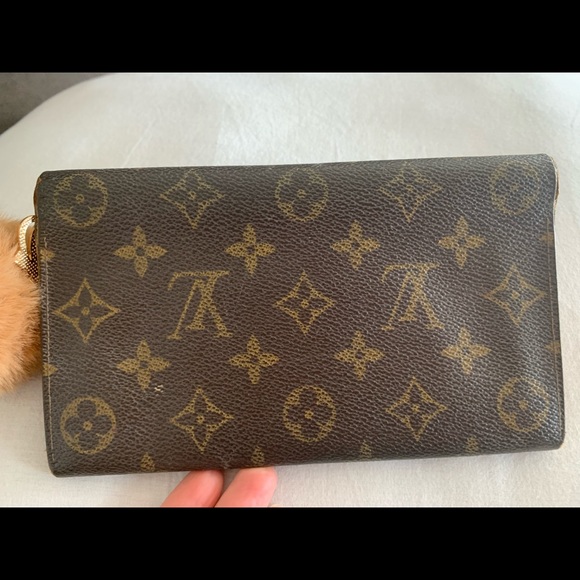 💯% Authentic Louis Vuitton Wallet Bi Fold Monogram Portefeuille Sarah 8919 - Picture 7 of 8